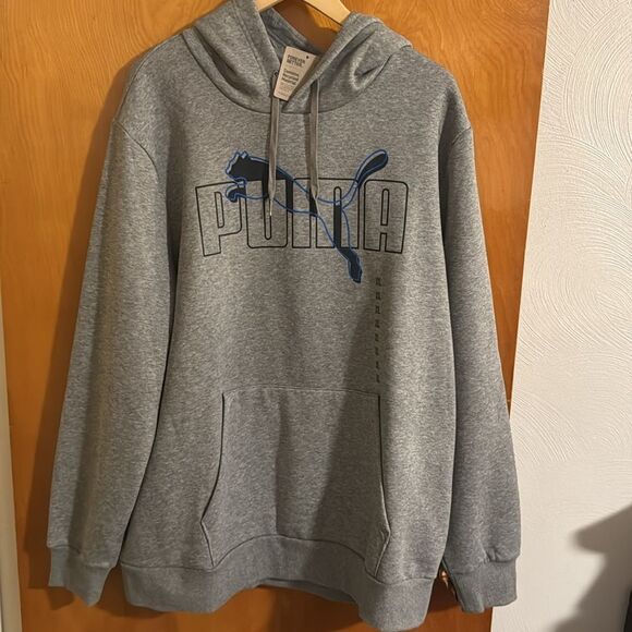 Puma Hoodie Mens XXL Gray - Picture 1 of 2